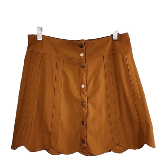 Loveriche Brown mini skirt size S - Picture 1 of 4
